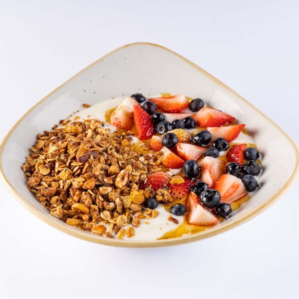 Natural Yoghurt and Granola